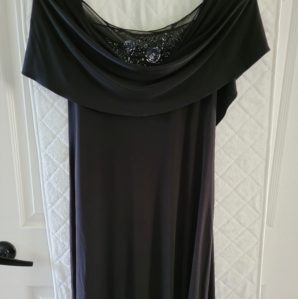 Black cocktail dress